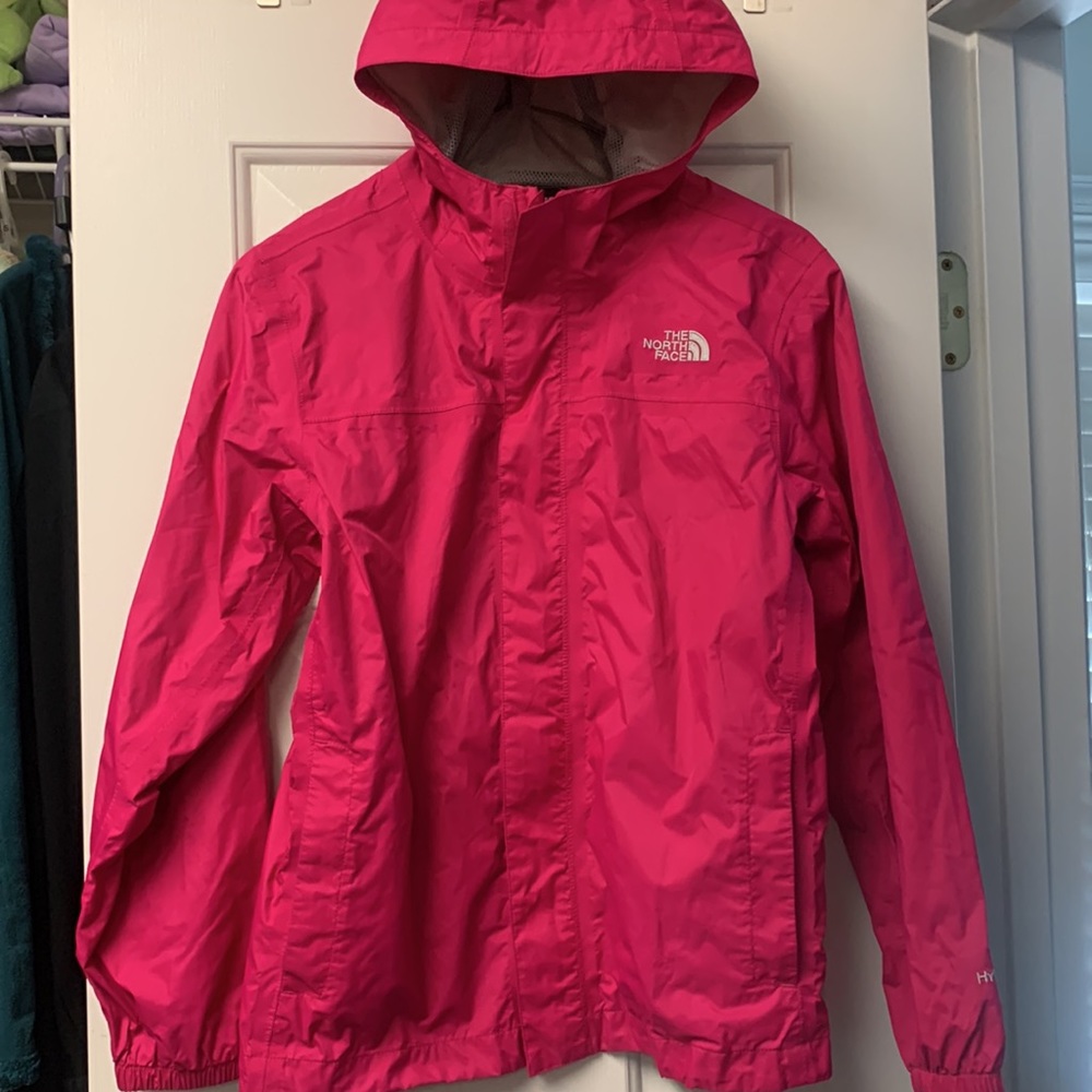 Girls 14/16 North Face rain jacket
